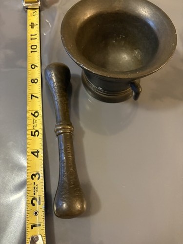 Antique bronze mortar - bronze, and
