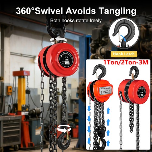 Ton chain hoist block - 1, 2
