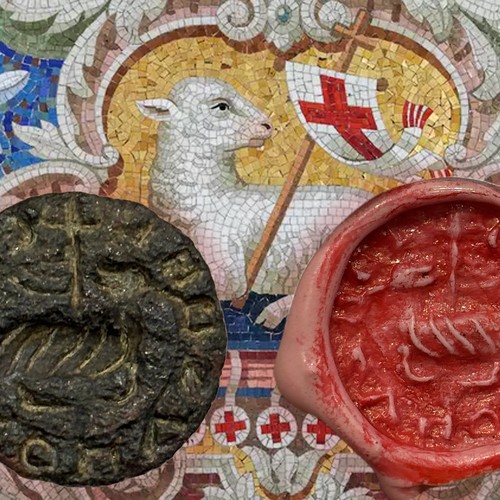 Medieval copper seal matrix - seal,