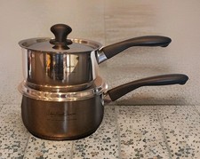 Anthony Worrall Thomson Stainless Steel Set of 2 Saucepans with Lids 1.5 & 2L