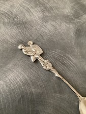 SUPERB UNUSUAL SOLID SILVER VICTORIAN GERMAN HALLMARKED SPOON CIRCA 1900