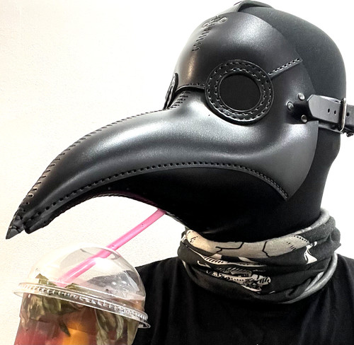 Plague doctor genuine leather - plague,
