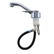 Comet Smev Florenz 12v Folding Micro Switch Cold Tap w/ Hose Tail Motorhome Boat