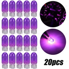 20Pcs T10 3W Purple Car