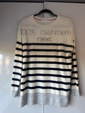 Next Womens 14 Navy Cream