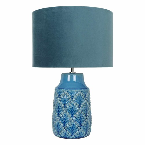 Modern teal ceramic 46cm - modern, table