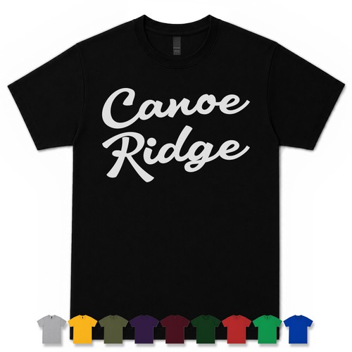Canoe ridge retro script - canoe,