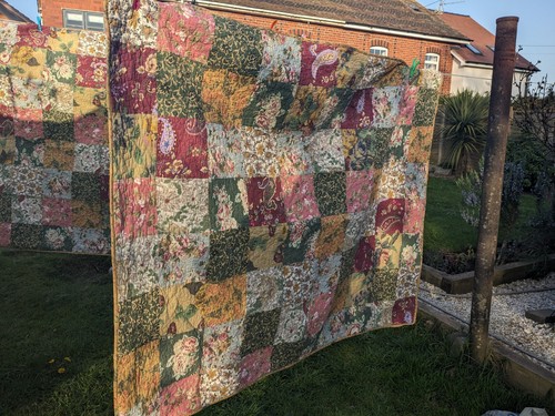 Patchwork bed runner - bed,