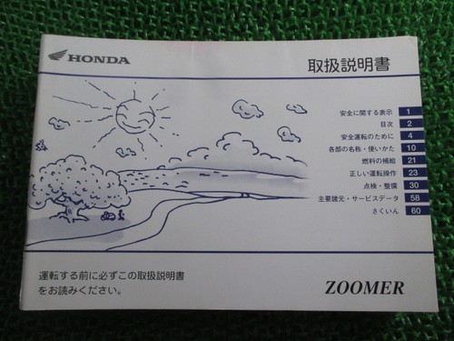 Zoomer owner manual - zoomer, manual,