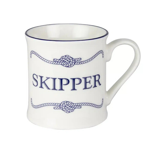 Nautical campfire skipper mug - nautical,