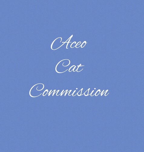 Aceo cat commission - aceo,