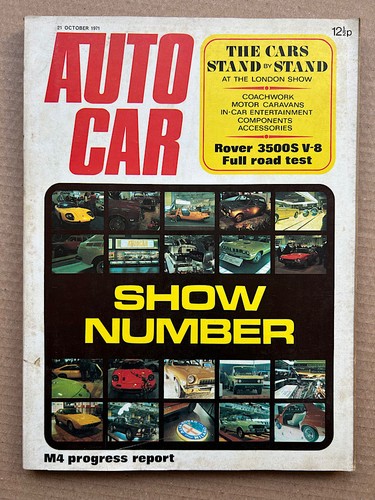 London motor show 1971 - show, autocar