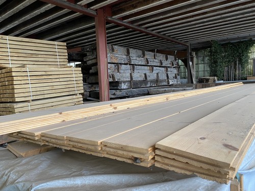 New pine boards - new,