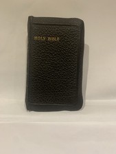 Bible. leather Bound. Pocket