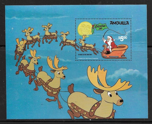 Anguilla 1981 christmas s - anguilla, m/s