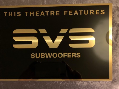 Svs subwoofers cinema sign - subwoofers,