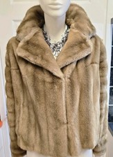 Vintage Tissavel Faux Fur Coat Size M