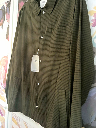 Men green seersucker - men's,