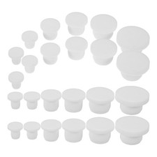  60 Pcs Salt Pepper Jar Plug Piggy Bank Stopper Cover Round End Cap for Bottles