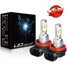 For Toyota Auris Front Fog Light Bulb LED H11 6000K White Fog Lamp 2pcs