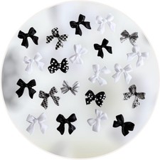 Black & White 3D Resin Nail
