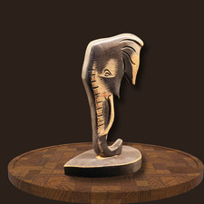 Hand Carved Wooden Elephant