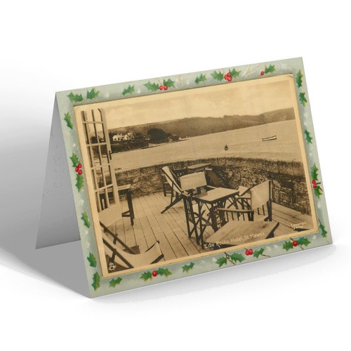 Xmas notelet vintage - xmas,
