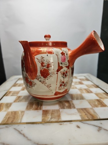 Antique japanese kutani tea - kutani,