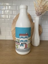 Milk Bottle White Glass with