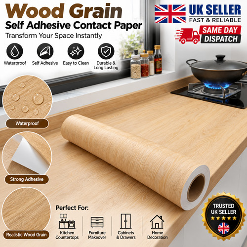 Sticky back plastic wood - sticky,