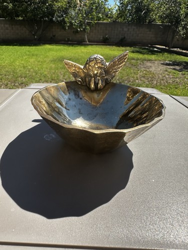 Vtg solid brass trinket - solid,