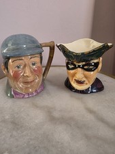 Pair Vintage Character Toby
