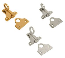 Ring Fanlight Latch Brass