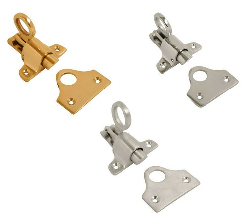 Ring fanlight latch - latch, brass