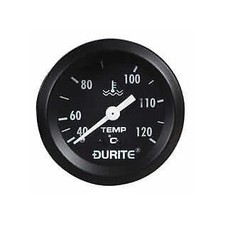 Durite Illuminated Water Temperature 52mm Gauge & 12' Capillary 0-533-23