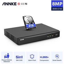 ANNKE 8CH 4K 8MP HD H.265+ DVR