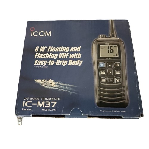 Icom m37e vhf - icom, radio