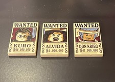 Lego One Piece Wanted Posters