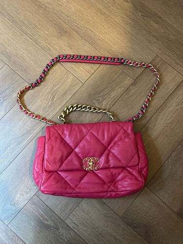 Chanel pink lambskin - 19,