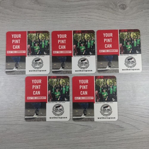 Carling vintage beer mats - x,