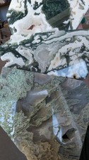 Beautiful Trio Bundle Of Moss Tree Agate Druzy slabs 440g Total Weight