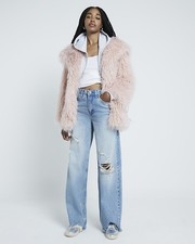 River Island Womens Pink Faux
