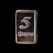 5 Grain Silver Bar - .999