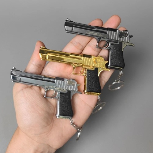 Mini gun keychain - mini, desert
