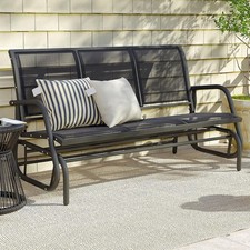 Garden Bench Metal 3 Seater
