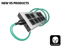 Isotek V5 CORVUS / Initium cable 45,000A RFI reduction 35dB 9 indip. Schuko out.