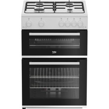 Beko FDG6201W Gas Cooker with Gas Hob 60cm Free Standing White A/A+ New