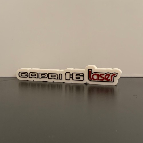 Ford capri laser badge - 3d,