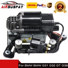 Air Suspension Compressor Pump & Valve Block For BMW 5ser 6ser G31 G32 GT G38