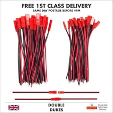 Red 2 Pin JST Plug Socket